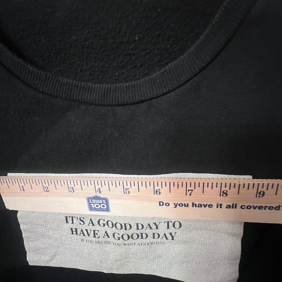 Zara Blue Boxy Cropped Sweatshirt 310 - Picture 13 of 13